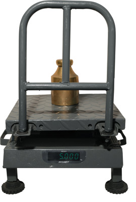 monet PORTABLE KISSAN/CHICKEN 300*300MM MS PAN 50 KG Weighing Scale(Grey)