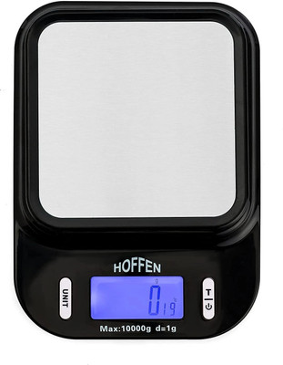 HOFFEN Digital Kitchen & Food Weight Machine for Health, Fitness, Home Baking & Cooking Weighing Scale(Black)