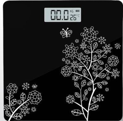 Rryno Electronic Digital Personal Bathroom Weight Machine Weighing Scale (Black) Weighing Scale(Black)