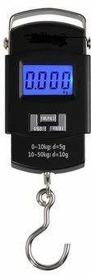 Dargan 50Kg Portable Electronic Digital LCD Pocket Hanging Scale Weighing Scale(Multicolor)