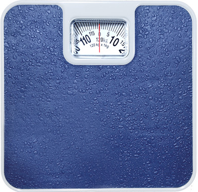 AMAZECARE Stay Fit Analog Mechanical Weighing Scale Personal Bathroom Weight Machine for Body Weight Weighing Scale(Blue)