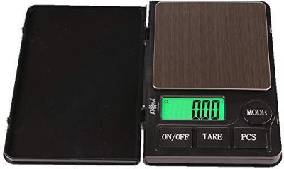 JGG Jain Gift Gallery 1kg x 0.01g Digital Jewellery Weighing Scale| Used in Gold & Silver ornaments Weighing Scale(Black)