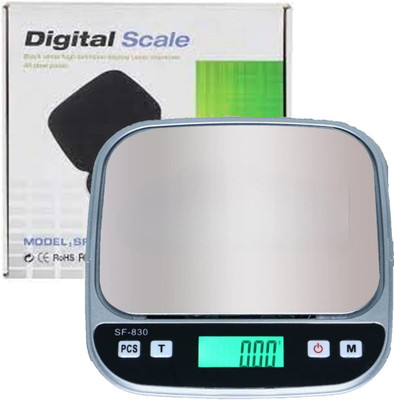 WEIGHOUSE 500Gr.X0.01mg Digital Scale with 2 AAA Batteries & Plastic Cover For Shop&Home Weighing Scale(Silver)
