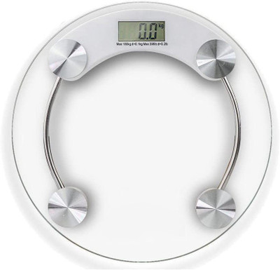 MCP Round Weighing Scale Accurate & Perfect for Home, Gym With Accurate Sensor Weighing Scale(White)
