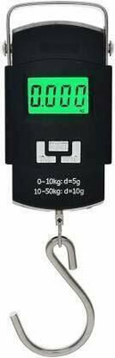 TodayAndCo anging Scale_Digital Hand Scaller Luggage Scales up to 50 kg With_Strap Weighing Scale(Black)