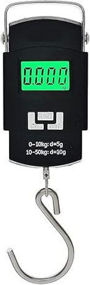 Gezok 50Kg Fish Hook Electronic Portable Scale Weighing Scale(Black)