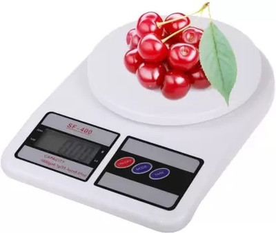 K D ENTERPRISE Kitchen Scale Digital Multipurpose, Weight Machines for Kitchen, Weight Machine Weighing Scale(White)