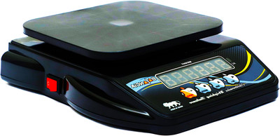 Skeisy MINI BAL_10KG/1GM UP TO 10KG WITH RECHARGABLE BATTERY WITH ADAPTOR Weighing Scale(Black)