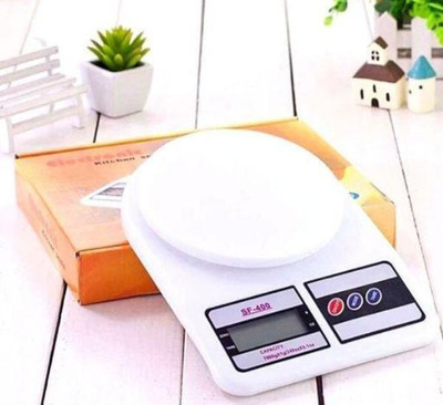 Siyan Electronic Weight Machine With Digital LCD Display Mini Weighting Scale 10kg Weighing Scale(White)