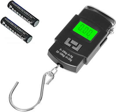 Siya Shine Hanging Scale, LCD Screen 50kg Portable Electronic Digital weight scale KK33 Weighing Scale(Black)