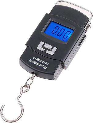 SBTs 50 Kg Hook Type Digital Led Screen Portable Luggage Weighing Scale C620QA Weighing Scale(Black)