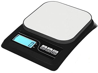 SELMEZ SF413 10kg Digital Weighing Scale for Home Kitchen Weight Scale With LCD Display Weighing Scale(Black)