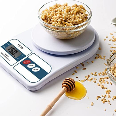 PelBart Kitchen Weight Machine for Home | Ideal for Portion Control & Meal Prep Weighing Scale(Multicolor)