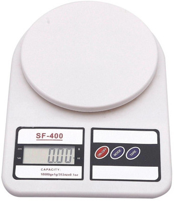 TrendzyHub Digital Scale with LCD Display, Scale for Home Baking, Cooking & Balance Diet Weighing Scale(White)