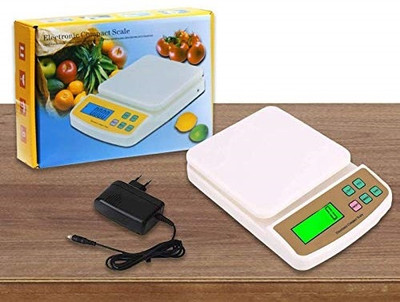 ASTOUND Digital Weighing Scale for Kitchen & Shops Weighing Scale(White)