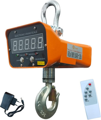 VOLTZ VZ-CS 2 Ton Digital Crane Scale 4400lb/2000Kg with Remote Control Weighing Scale(Orange)