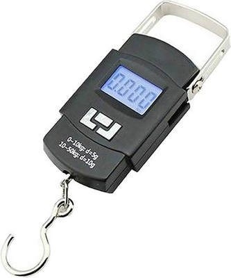 Kelo 50Kg Digital Weight Machine For Luggage KKal228 Weighing Scale(Black)