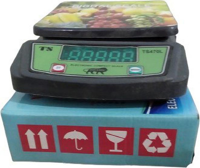 MSNL ts-470L-10kg Vegetable Kitchen TS-470-L Adapter Weighing Scale Weighing Scale Weighing Scale(Black)