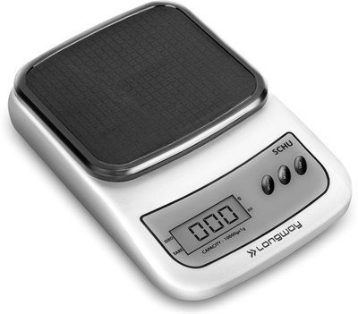 Longway Multipurpose Portable Digital Kitchen Weighing Scale(Gray)