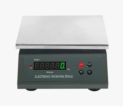 SONALEX 30kg weighing scale machine weight measurement shop glossary vajan kata Weighing Scale(Grey)