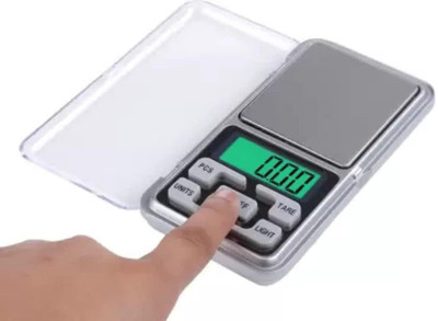 Jexix Electronic Digital Pocket Scale Use for Scientific & Medical Weighing Scale(Silver)