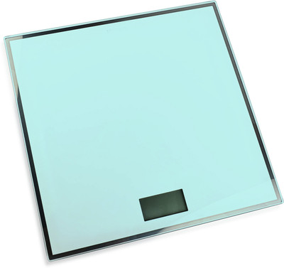 Anu GS 120 GLASS BATHROOM SCALE Compact LCD Display Digital Personal Weighing Scale(White)
