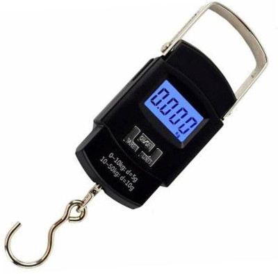 SBTs Portable 50KG Hook type digital weighing scale (black) Weighing Scale(Black)