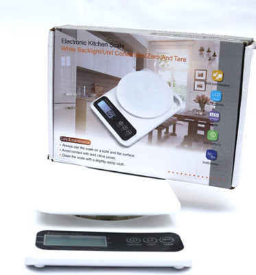 Skeisy new ts470 kitchen scale up to 10kg/1gm aa battery operate Weighing Scale(White)