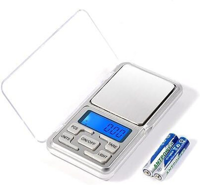 BTS Digital Scale High Precision 200g/0.01g Food Scalewith Lcd Display Pocket Scale Weighing Scale(Silver)