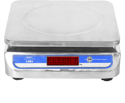 RAJA Stainless Steel Weighing Scale Weighing Scale(Silver)