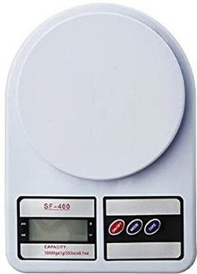 MAX Multipurpose Portable Electronic Digital Weighing Scale 10Kg Weighing Scale(White)