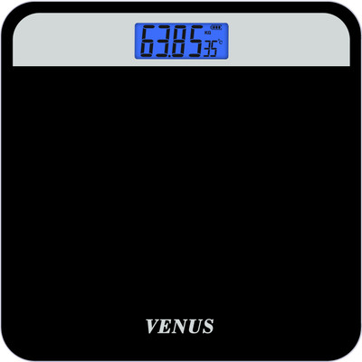Venus Digital Electronic LCD Personal Health Checkup Body Silver/Black Weighing Scale(Multicolor)