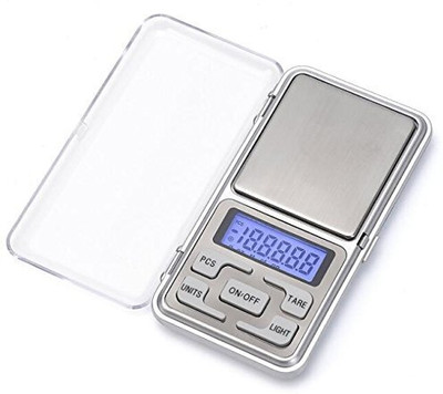 BTS Digital Pocket Scales Jewelry Gold Weighing Mini LCD Electronic 0.1g 500g Weighing Scale(Silver)