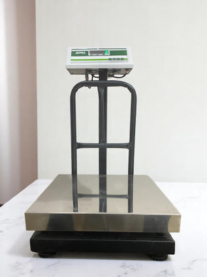 MONET Alpha-Series 100Kg;SS (16"x16") with upto 48 Hours Battery Backup Weighing Scale(Durable & Precision Engineered Elegant Ash)