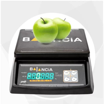 Nac Global Digital kitchen balance scale up to capacity 30kg with double display (black) Weighing Scale(Black)