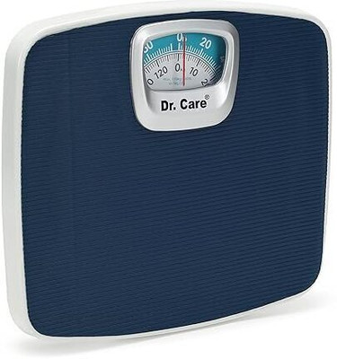 Dr care Mechanical Personal Weighing Machine Upto130Kg For Human Body Weight Machine Weighing Scale(Blue)