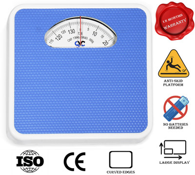GVC Large Surface Iron Analog Weighing Scale(Blue)