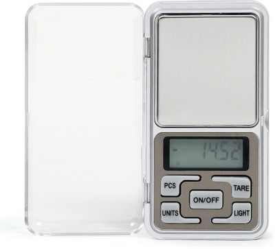 DGARYS Digital Display 0.1 Gm to 200 Grams Mini Pocket Weight Scale Jwellery Pocket Weighing Scale(Silver)