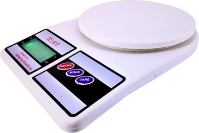 Bos Medicare Surgical Electronic Digital 10 Kg Weight Kitchen Measuring for Grocery, Fruits Weighing Scale(White)