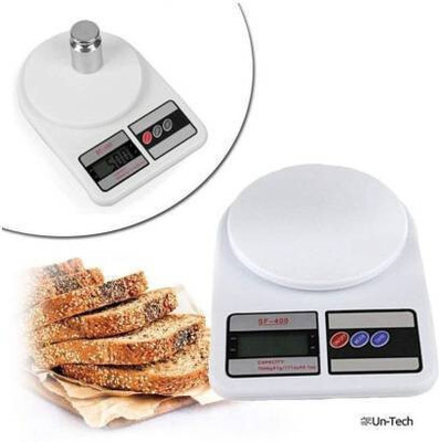 Ashlok Electronic Digital 10Kg Weight Scale Kitchen Measuring for Fruits, Vegetable Weighing Scale(White)