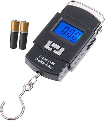 Walsq Digital Luggage Scale Lcd Screen 50Kg Weight Capacity, Green Backlight C704QA Weighing Scale(Multicolor)
