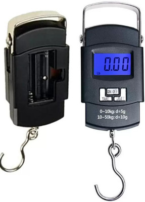 BOLDHIGH Digital Luggage Weighing Scale for Flights and Travel Weighing Scale(Black)