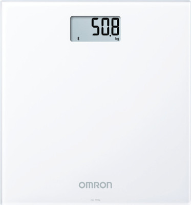 OMRON HN 300T Ultra Thin Bluetooth Enabled Personal Digital Weight Scale Weighing Scale(White)