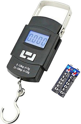 Kelo Luggage Weighing Scale For Flights And Travel KKal99 Weighing Scale(Black)