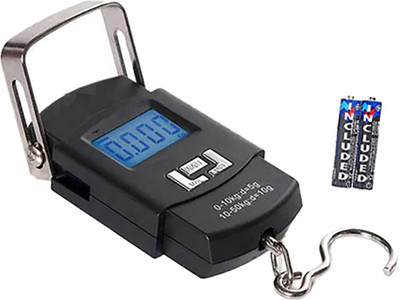Kelo 50Kg Hanging Luggage Weight Machine Digital MC1 Weighing Scale(Black)