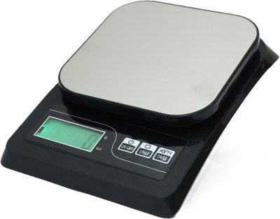 MSNL SF-413 Weighing scale power 10kg-1gm, on-off, Tare, Unit, Overload, Weighing Scale(Black)