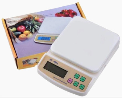 ritu creation SF 400 A Electronic Kitchen Digital Weighing Scale 10 Kg With Batteries Weighing Scale(off white)