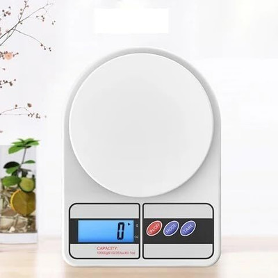 Frolicn Max Digital Food Kitchen Scale | for Cooking Baking 1gm to 10Kg Weight Weighing Scale(White)