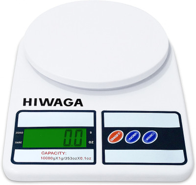 Hiwaga Portable Electronic Digital Weight Machine Weighing Scale(White)