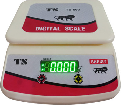 Skeisy new ts-600 double display weighing machine and power up to 30kgx1gm Weighing Scale(off white)
